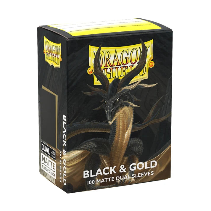 Dragon Shield: Dual Matte Black & Gold