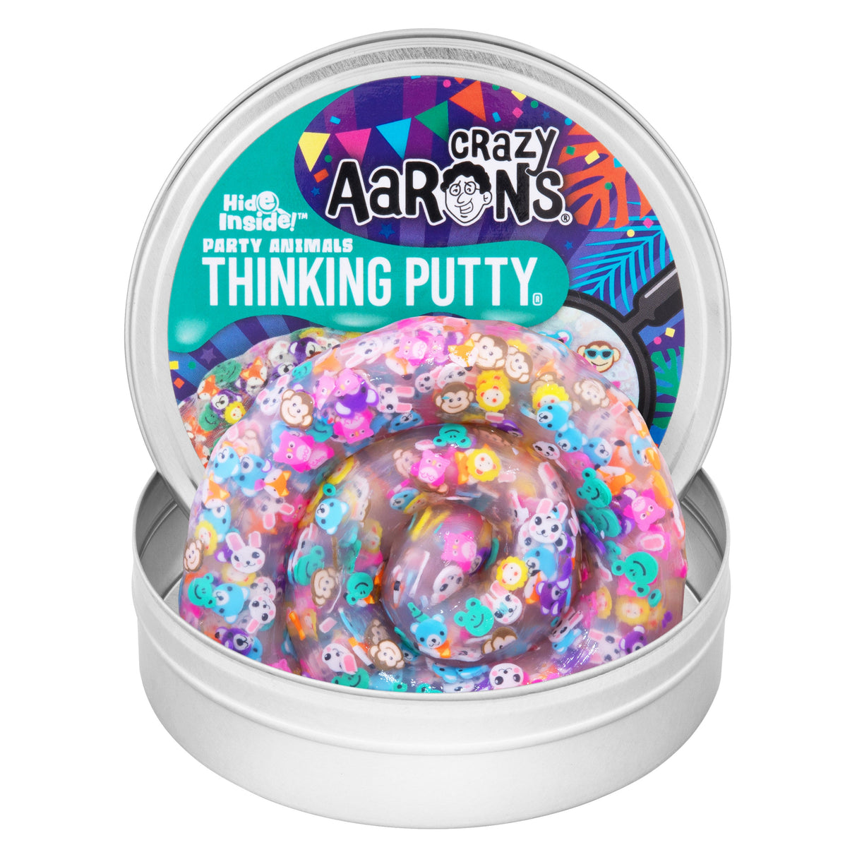 Crazy Aaron's Party Animals Hide Inside! Thinking Putty product image