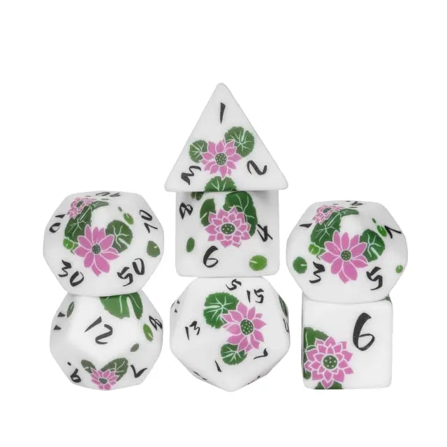 Lotus Water Applique Dice