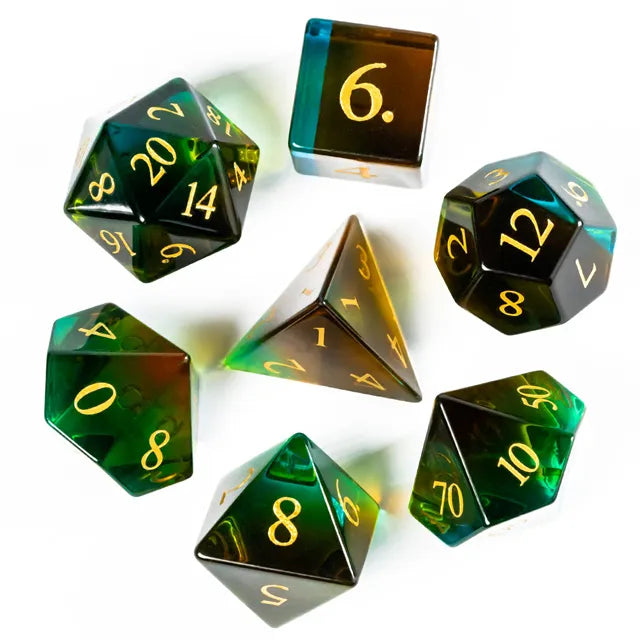 Gemstone Glazed Crystal BluGrn