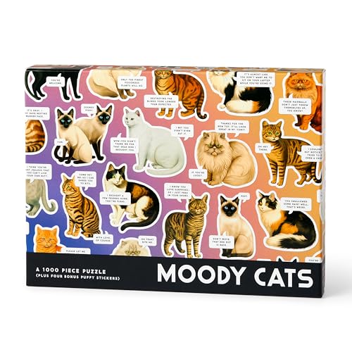 Moody Cats 1000pc Puzzle