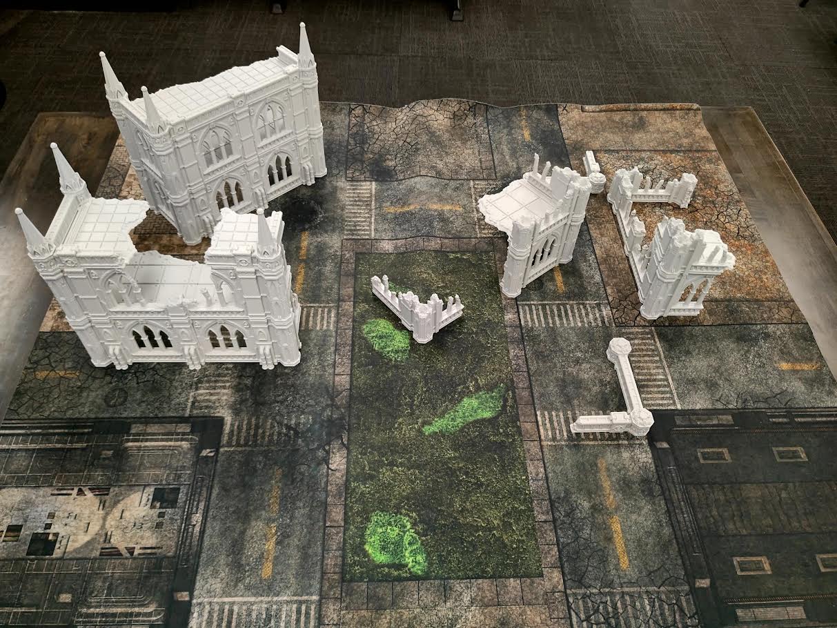 Factory Ruins Half Table