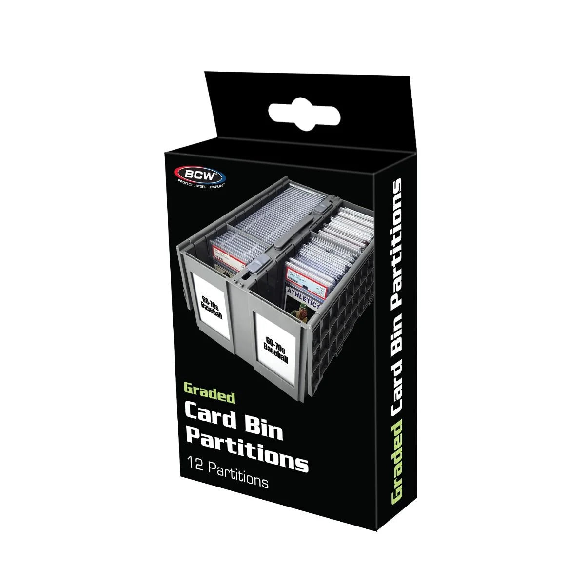 Graded Card Bin Partition - Gray