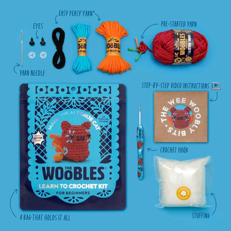 Woobles Maya the Alebrije Cat