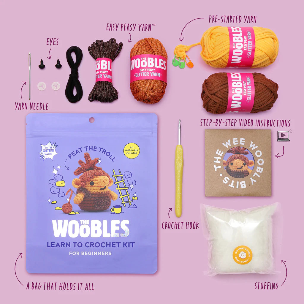 Woobles Troll Crochet Kit