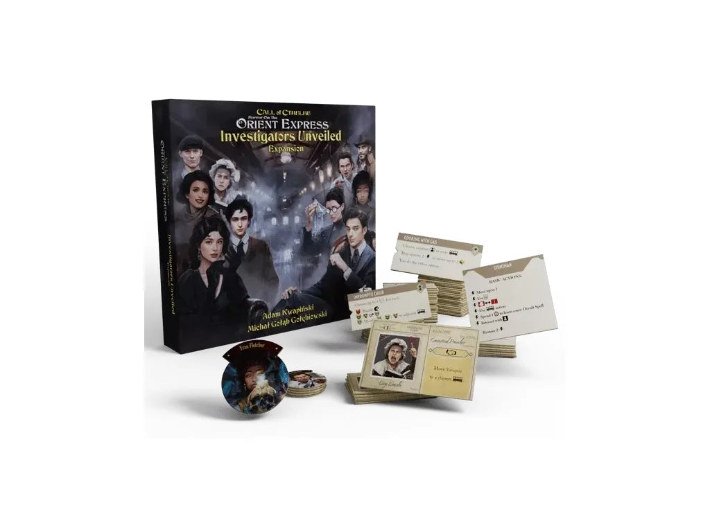 Horror on the Orient Express: The Board Game – Investigators Unveiled Expansion