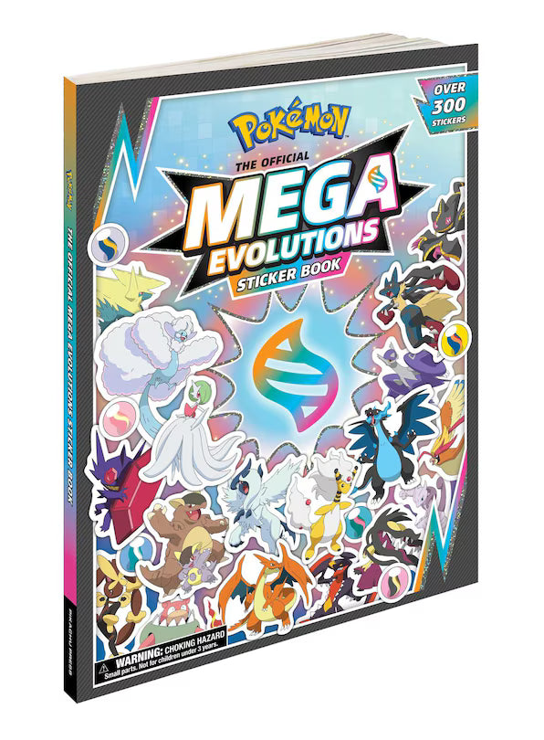 Mega Evolutions Sticker Book