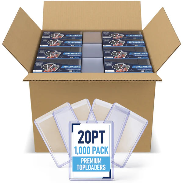 Invested Alliance 20pt Toploaders (1000-Pack)