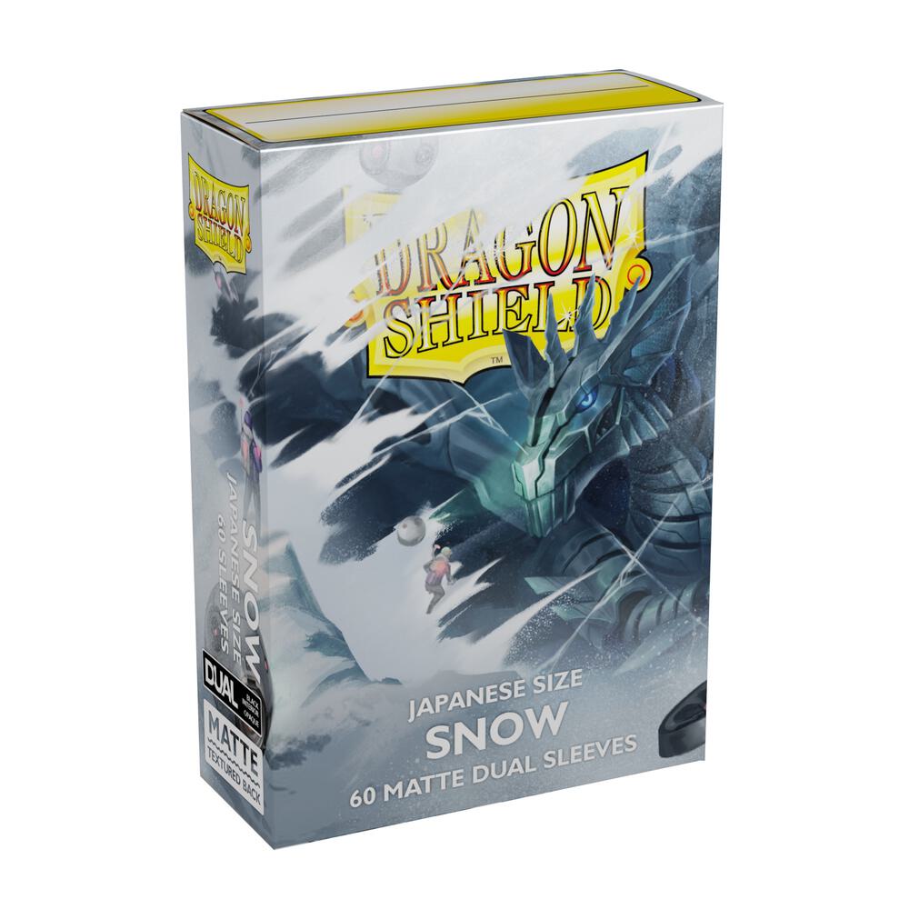 Dragon Shield Dual Matte Japanese Sleeves - Snow (60-Pack)