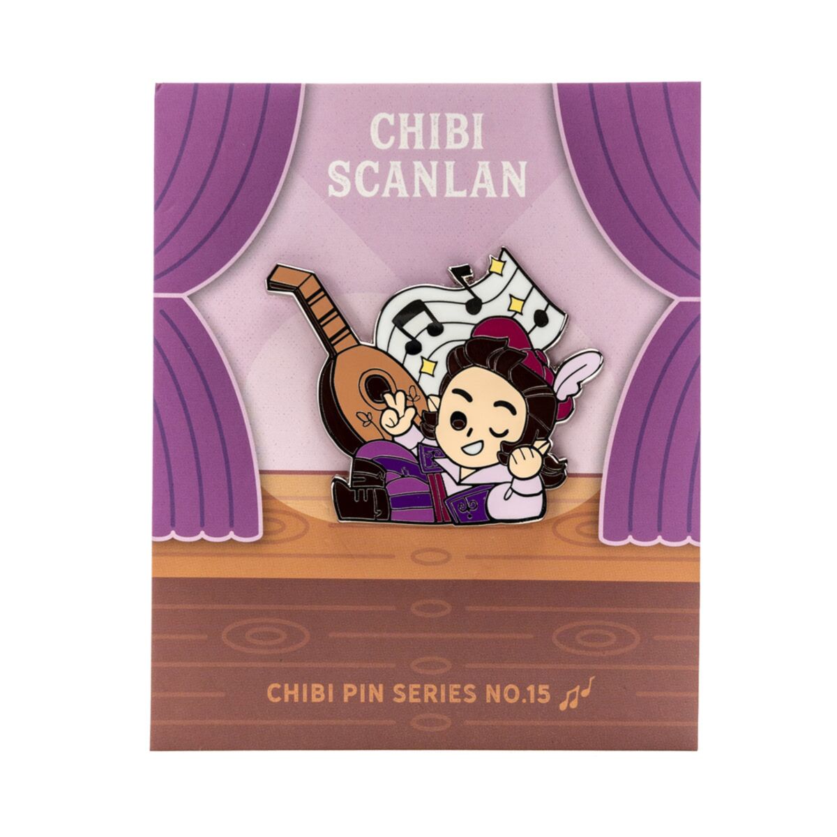Scanlan Shorthand Chibi Pin