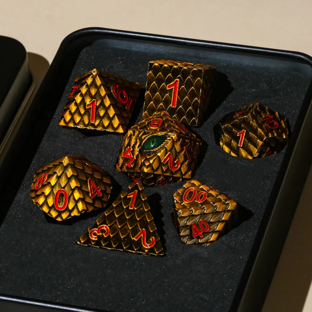 7 Set Golden Dragon Dice