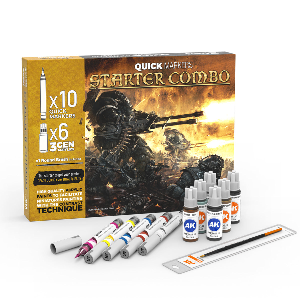 Starter Combo Markers + 3 Gen Set