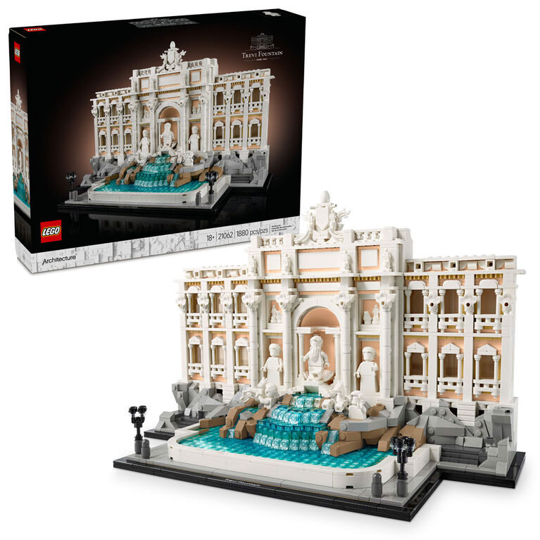 Architecture Trevi Fountain Building Set