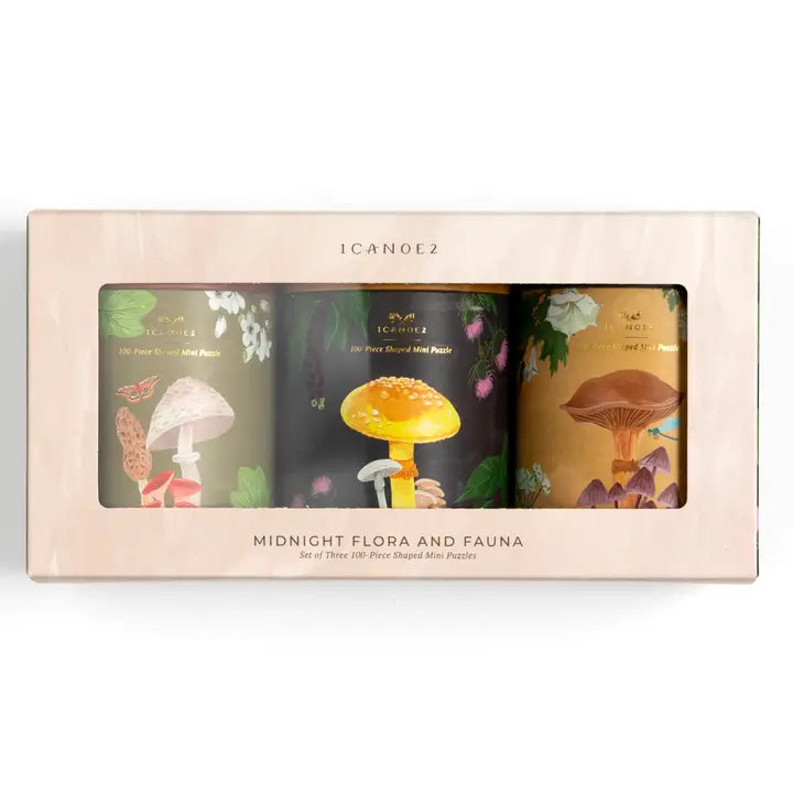 Midnight Flora/Fauna Set of 3 Puzzles