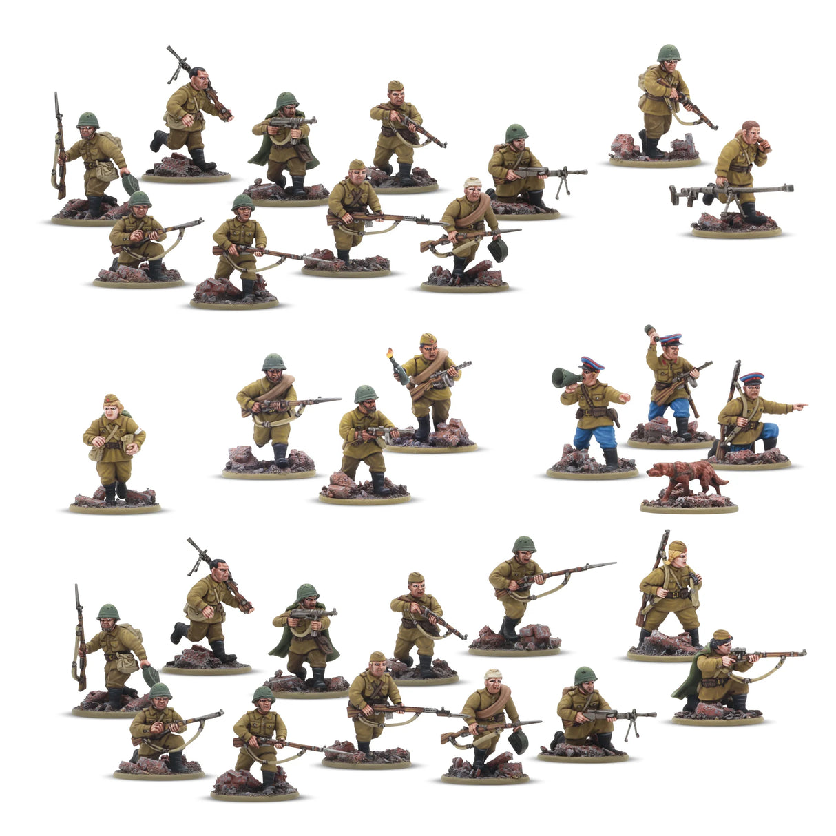 Bolt Action: Soviet army Infantry Platoon