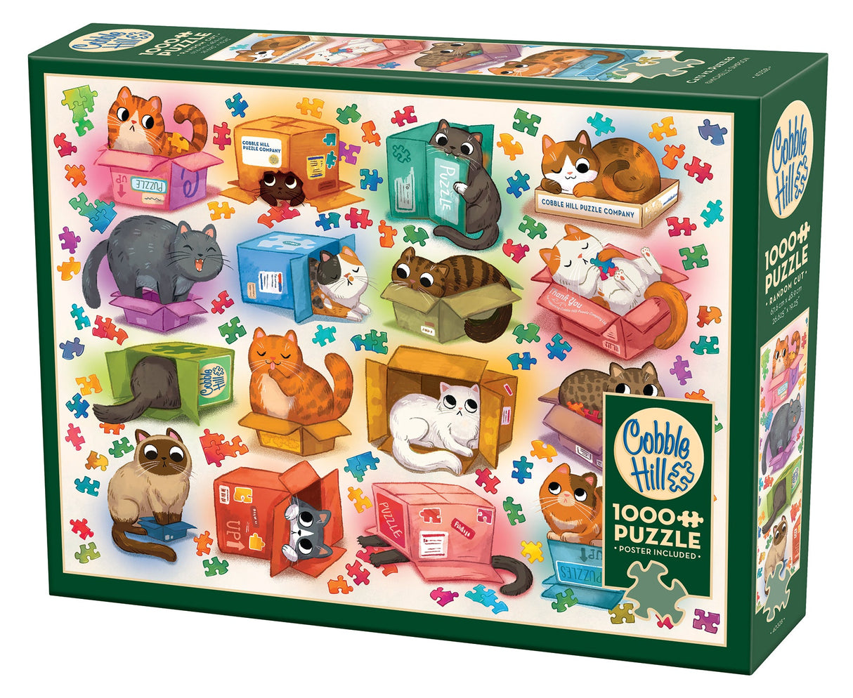 Cats vs. Puzzles 1000-Piece Puzzle