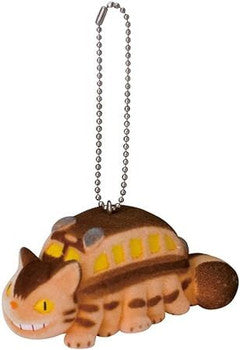 Catbus Flocked Keychain