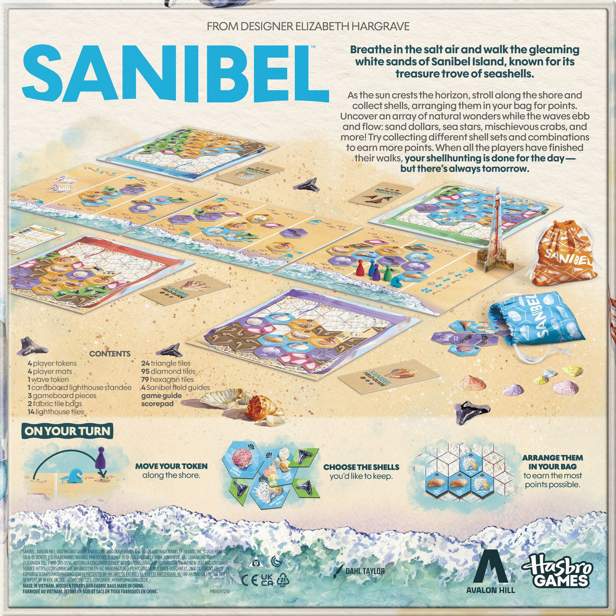 Sanibel Board Game by Elizabeth Hargrave