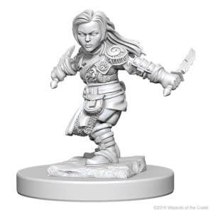 Nolzur's Marvelous Miniatures: Halfling Female Rogue