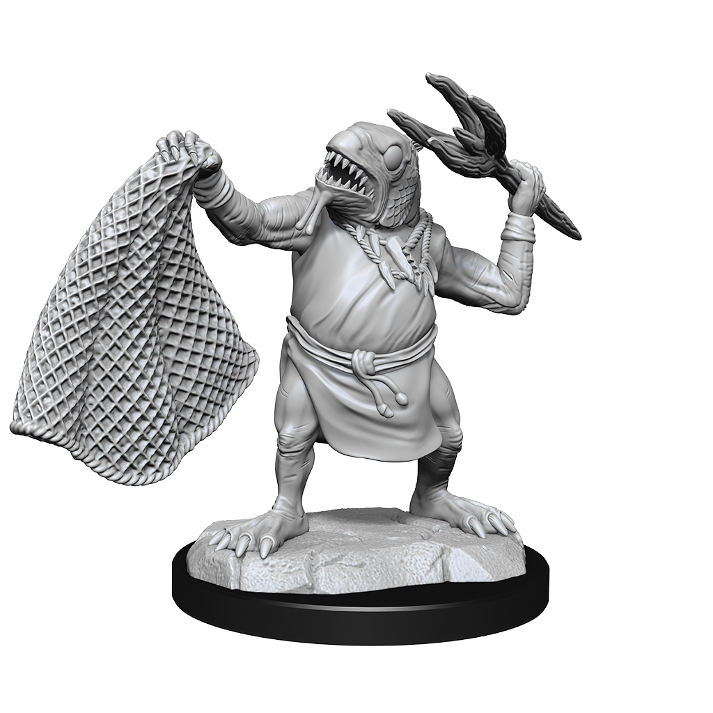 Nolzurs Marvelous Miniatures Kuo-Toa & Kuo-Toa Whips