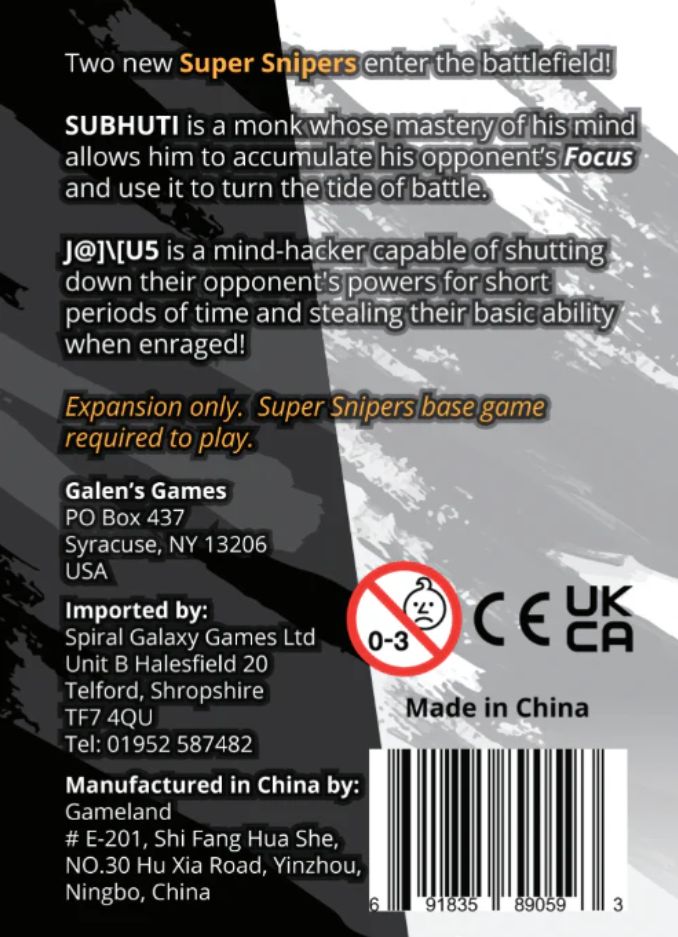 Super Snipers Light and Shadow Expansion