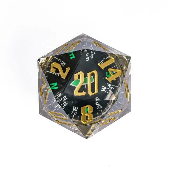 Glow in the Dark Compass D20
