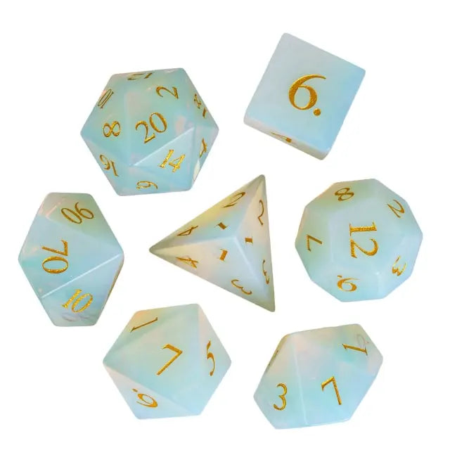 Golden Opalite Gemstone 7pc Di