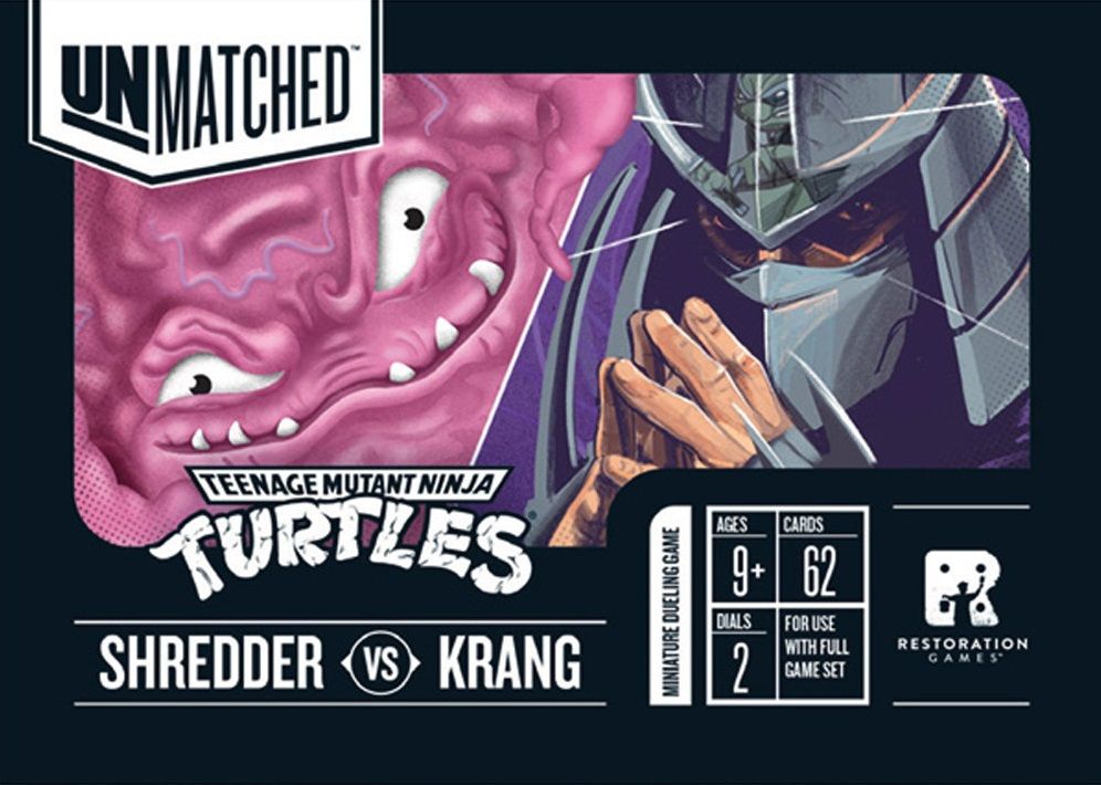 Unmatched Adventures: Teenage Mutant Ninja Turtles: Shredder and Krang "Hero" Decks