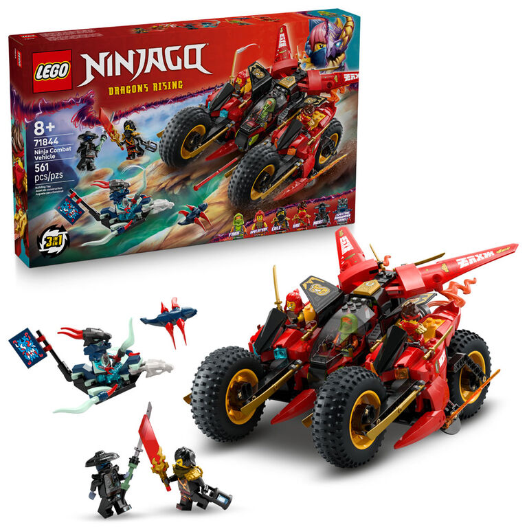 LEGO NINJAGO Ninja Combat Vehicle - 3 in 1