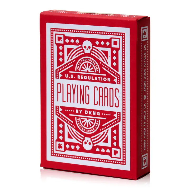 Red Wheel Playing Cards
