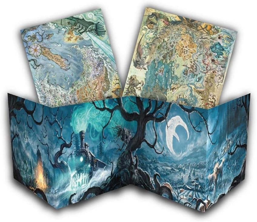 The Crooked Moon: Wickermoor GM Screen & Maps