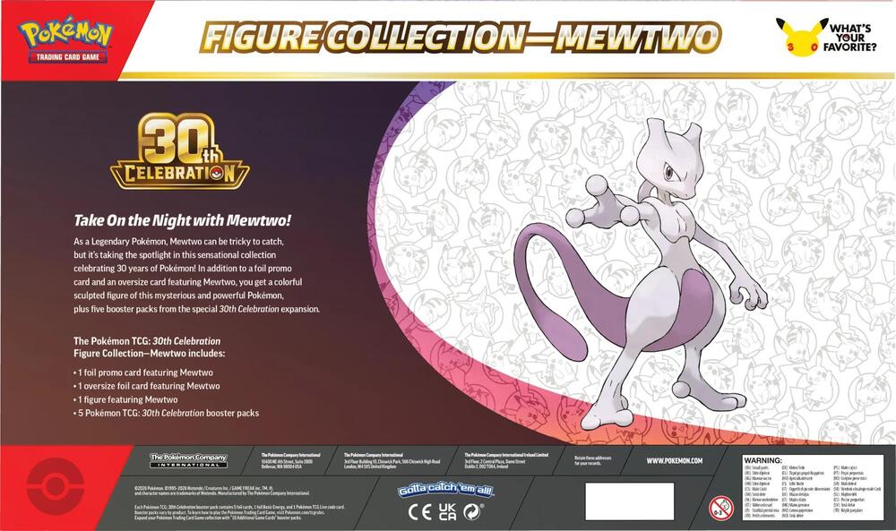 (Preorder) 30th Celebration Figure Collection Mewtwo
