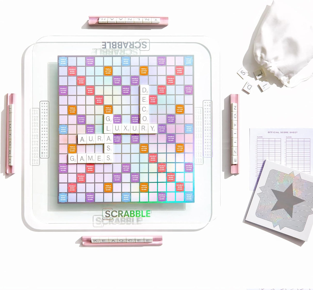 Scrabble Aura Glass Edition
