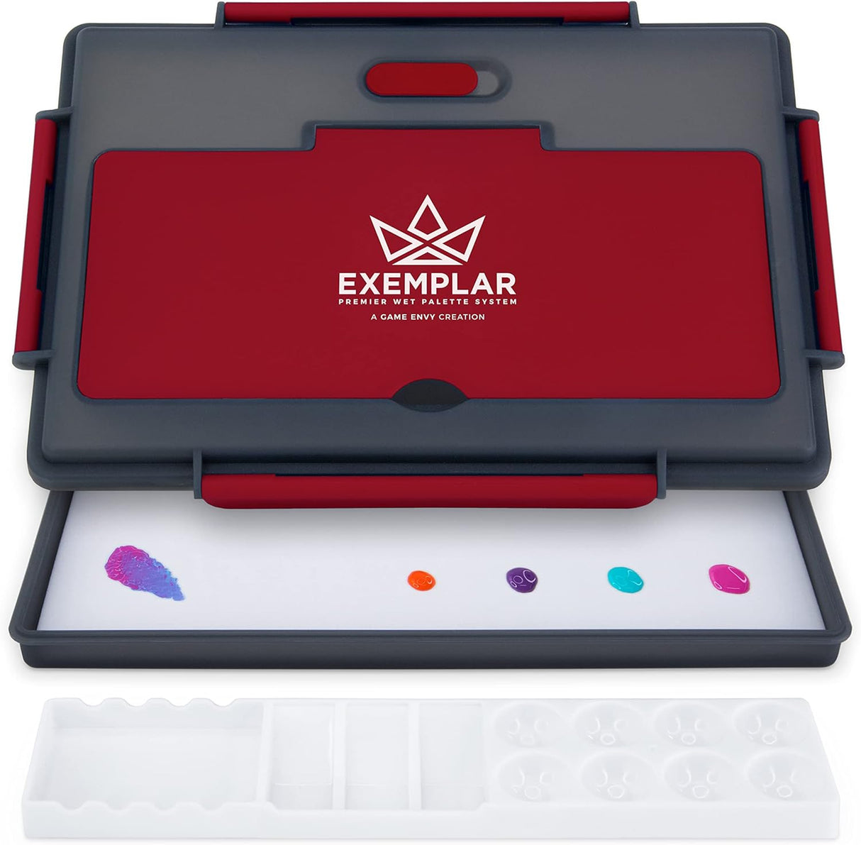 Exemplar MEGA Wet Palette Red