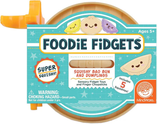 Foodie Fidgets Squishy Bao Bun and Dumplings