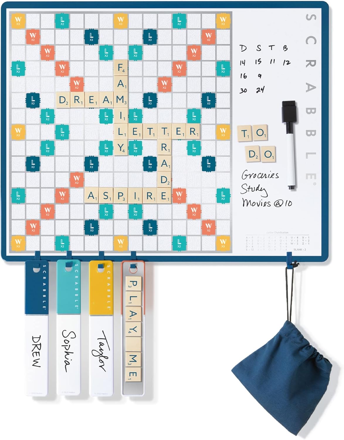 Scrabble 2-in-1 Message Board