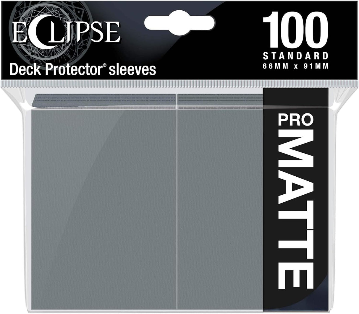 Matte Eclipse Deck Protectors: 100ct Grey