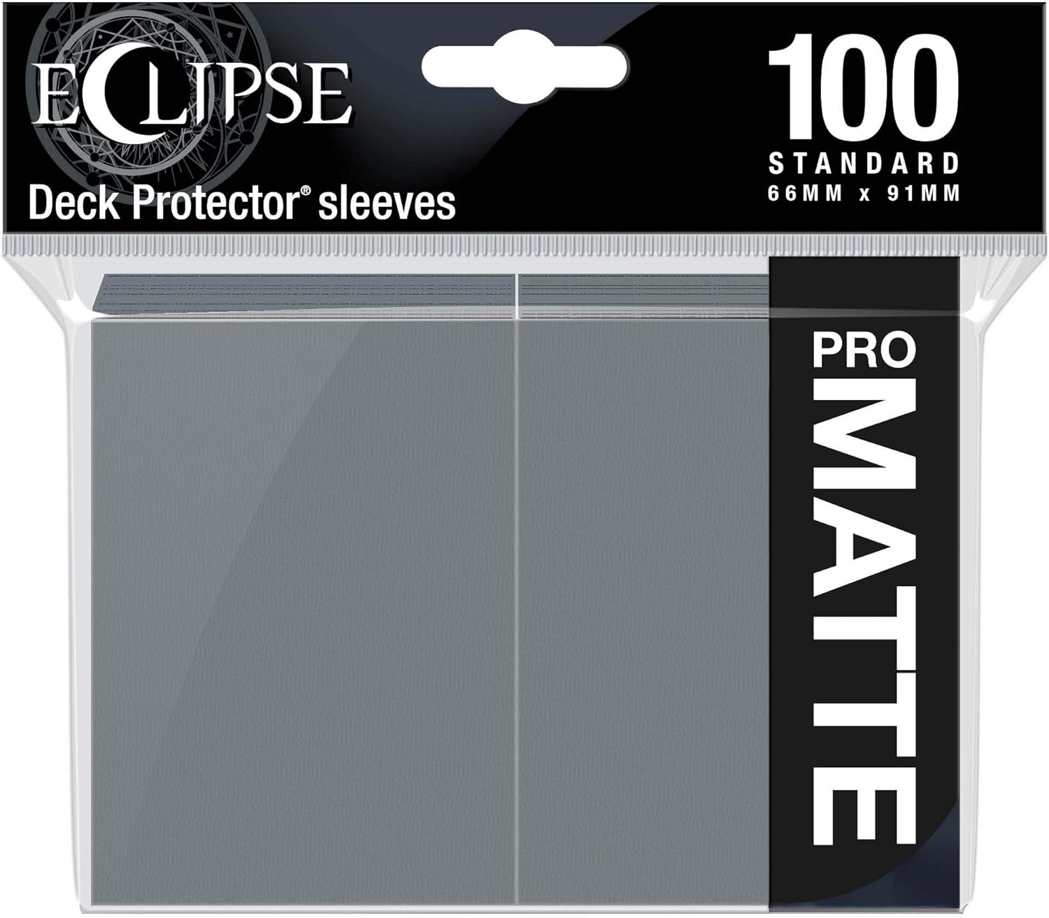Matte Eclipse Deck Protectors: 100ct Grey