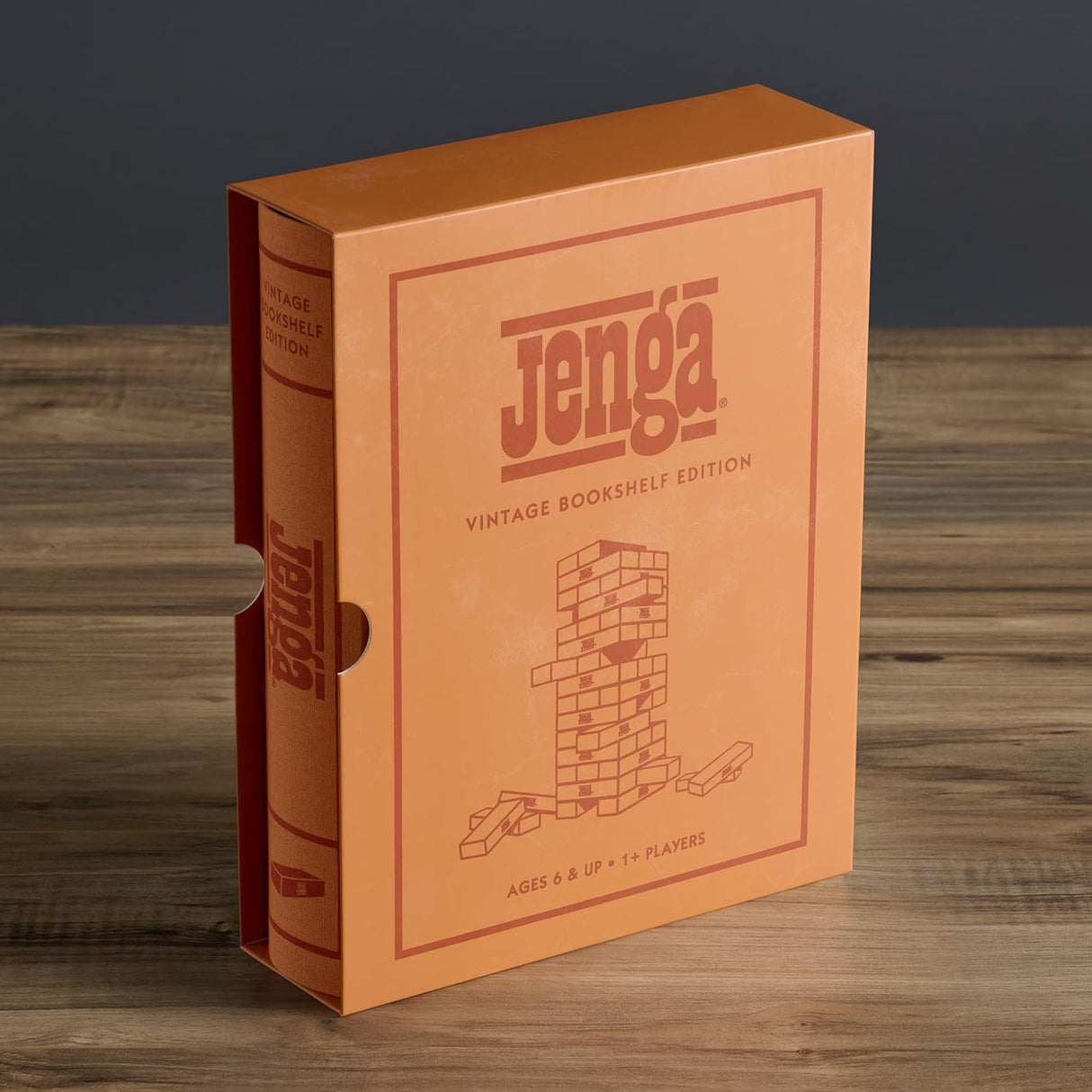 Jenga Vintage Bookshelf