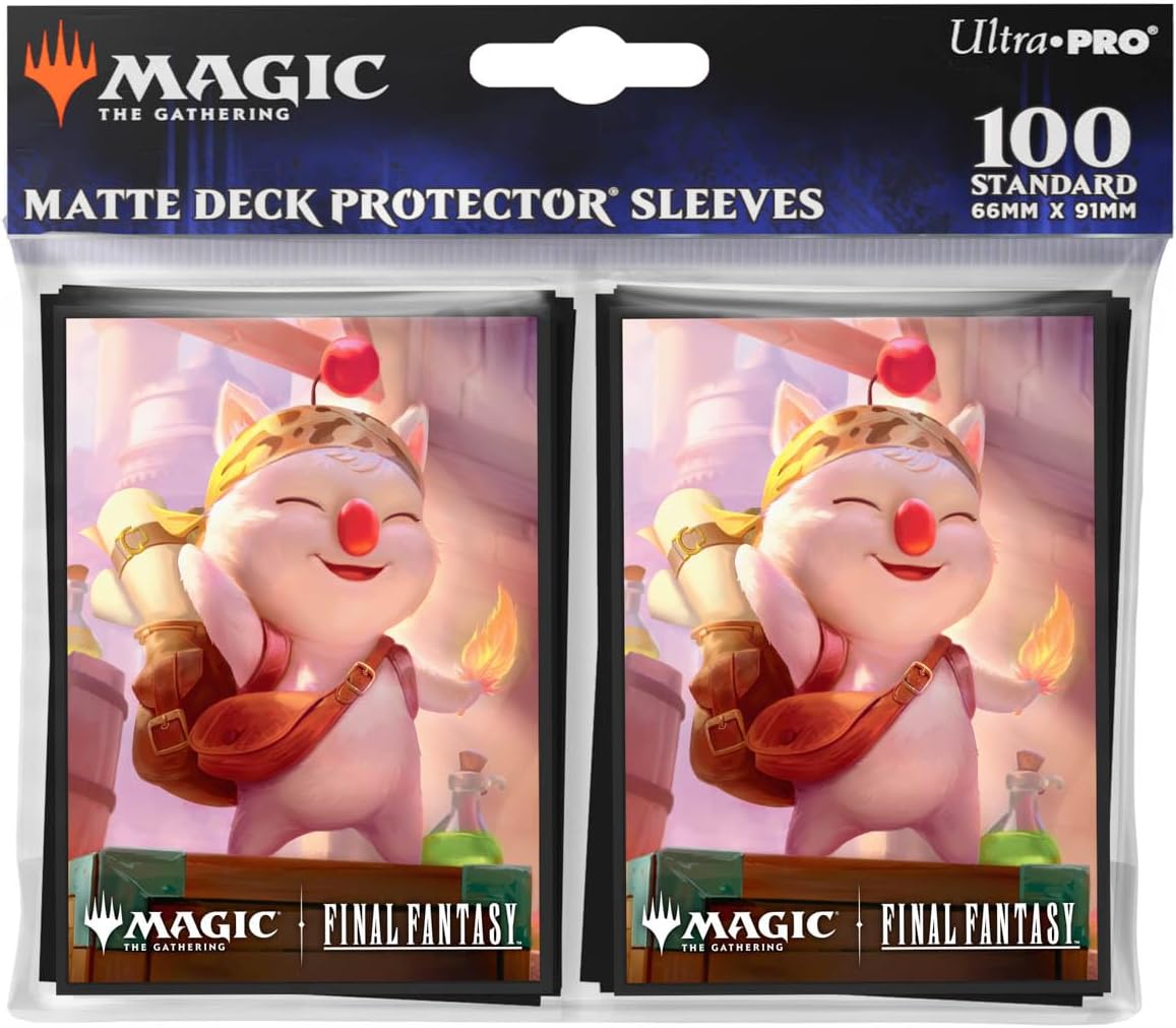 Final Fantasy x Universes Beyond Stiltzkin, Moogle Merchant 100ct Deck Protector Sleeves