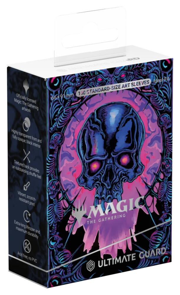 Magic: The Gathering: Mana Token Art Sleeves - Swamp (100-Pack)