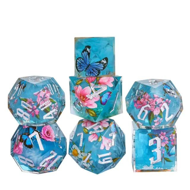 Blue Built in Sticker 7-Piece