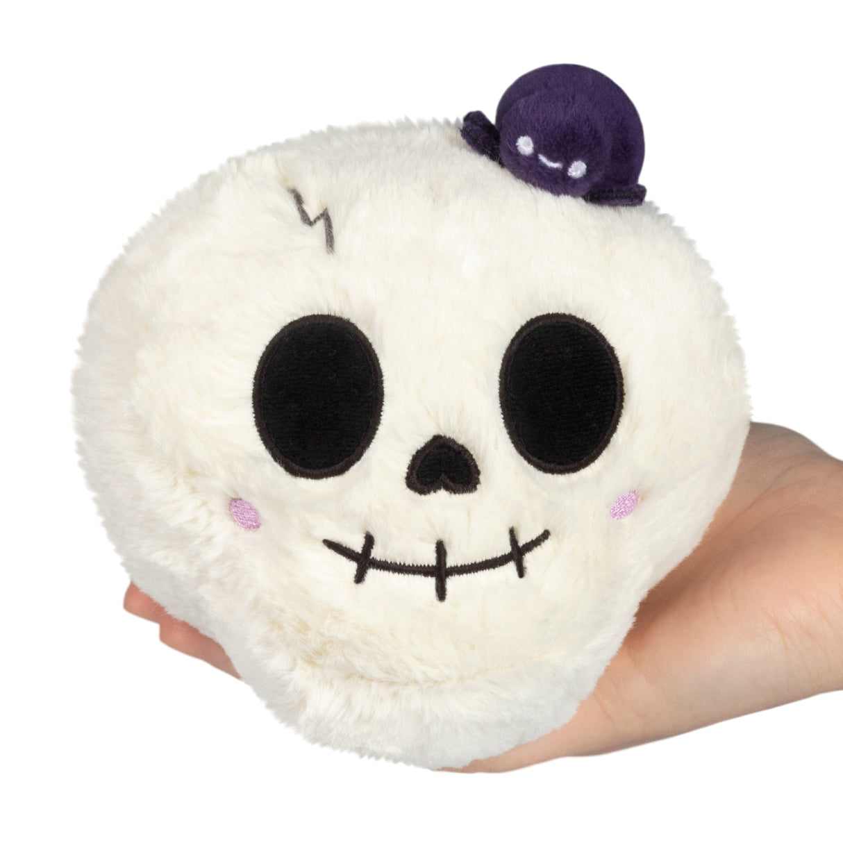 Squishable Snugglemi Snackers Skull Plush