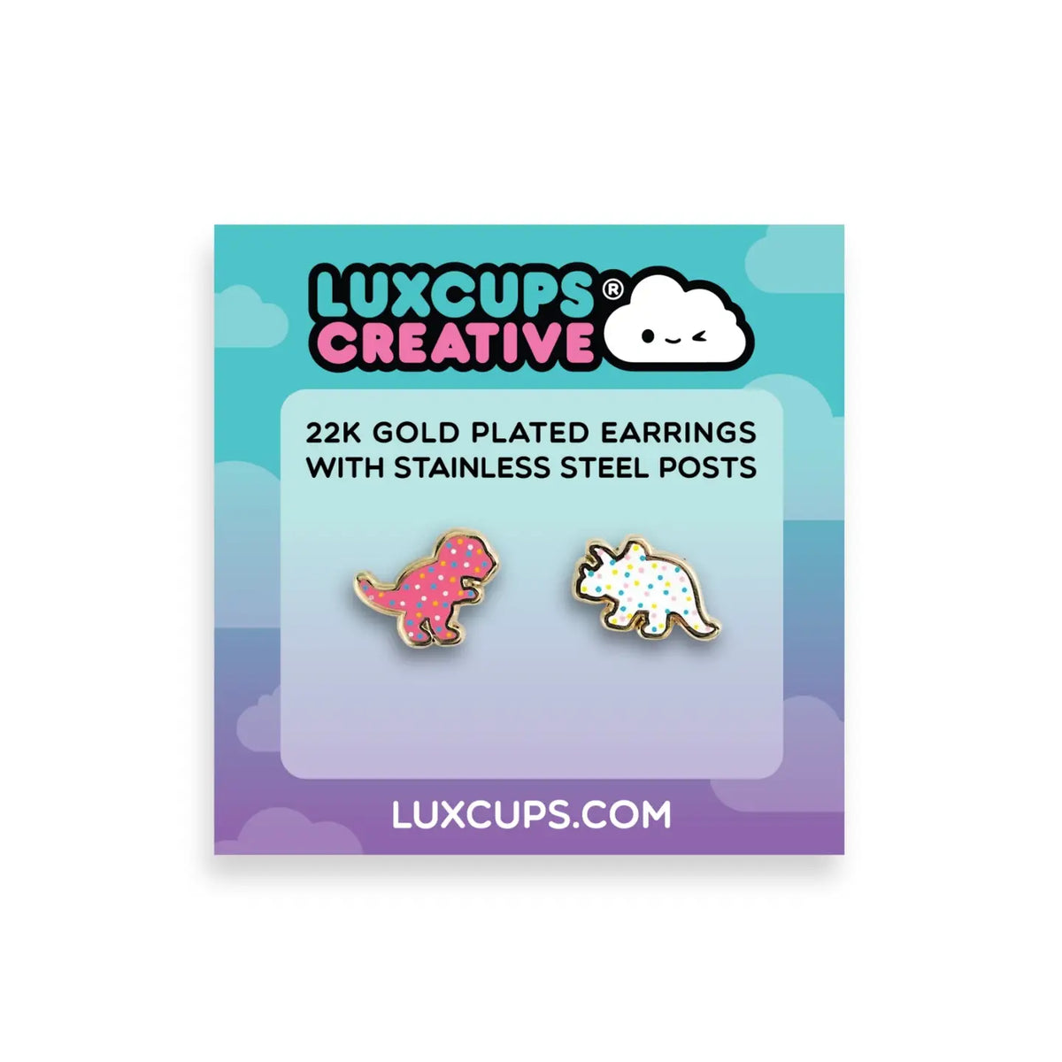 Earrings - Dino Cookie