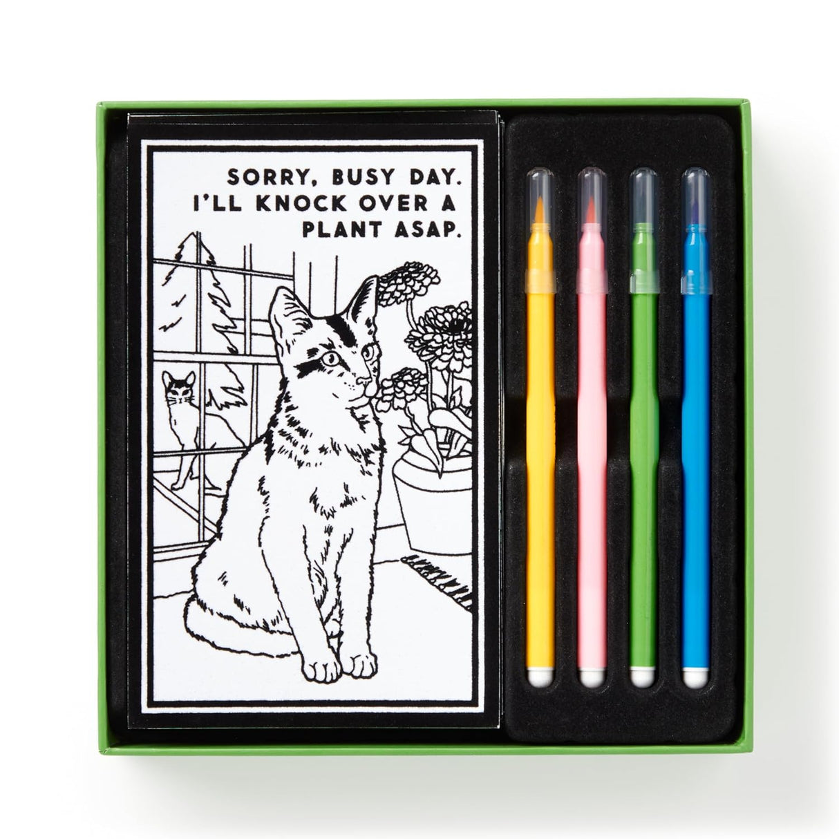 Moody Cats Magic Velvet Coloring Set
