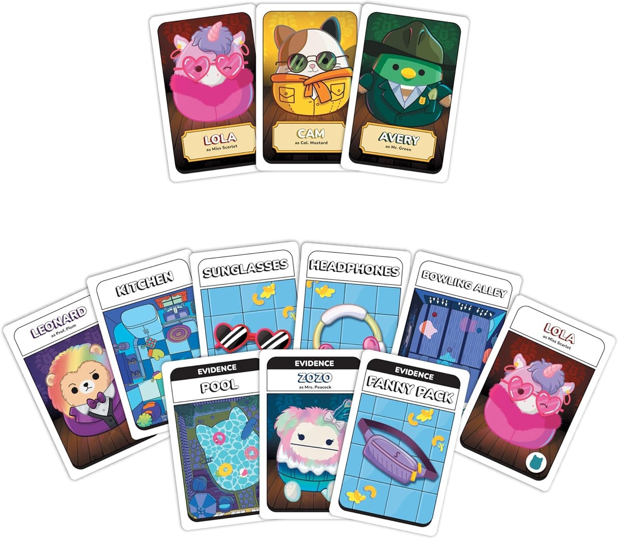 Clue Cards: Squishmallows