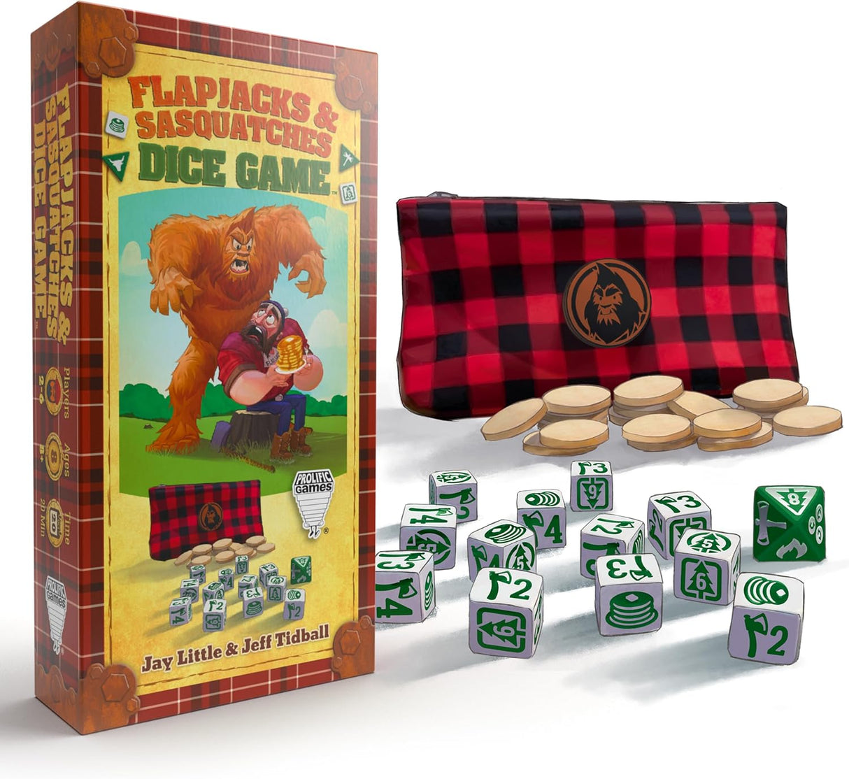 Flapjacks & Sasquatches Dice