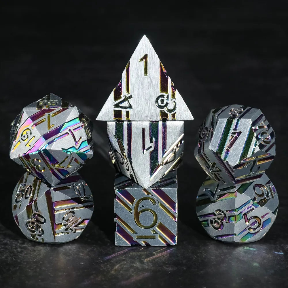 7 Set Lightning Rainbow Dice