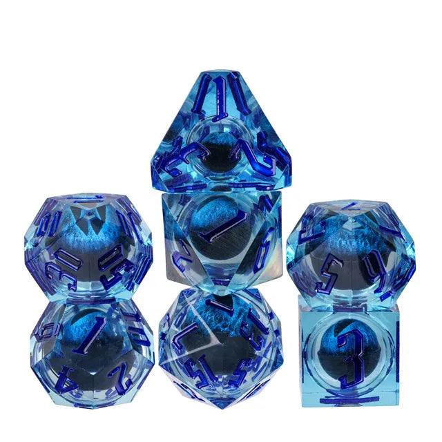 Eyeball Dice Blue