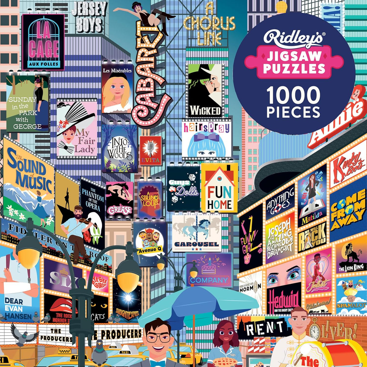 50 Musicals Bucket List 1000pc Puzzle
